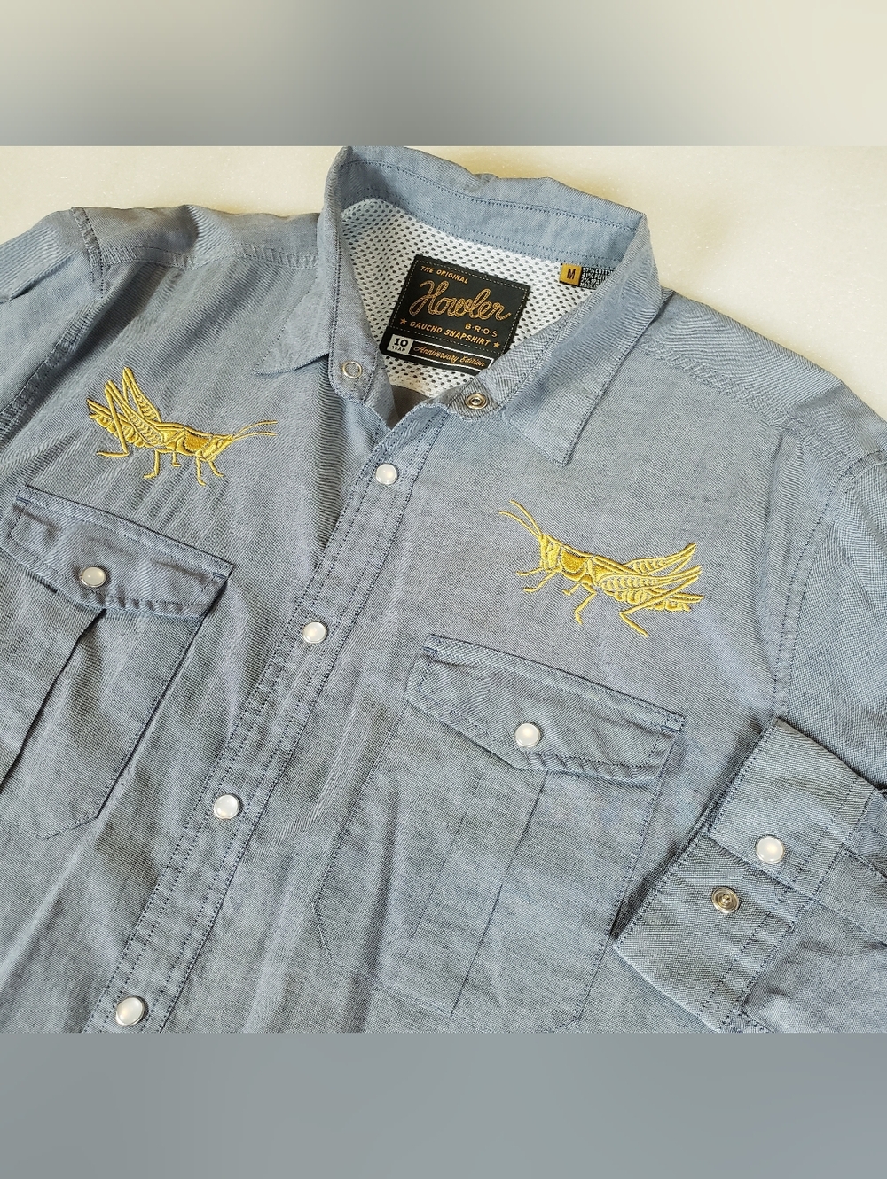 Howler Men's Medium Hoppers Gaucho Pearl Snapshirt 10 Year Anniversary Edition